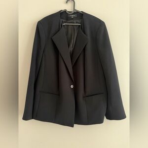 Talbots blacks‎ one button blazer 22W